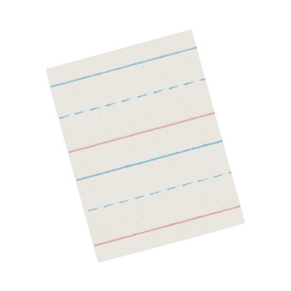 Pacon Multi-Program Picture Story Paper, 30 lb, 5/8" Long Rule, Two-Sided, 12 x 18,250PK ZP2694